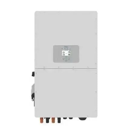 Deye 50kW Three Phase Hybrid Inverter Front View With Display Panel and Branded Label